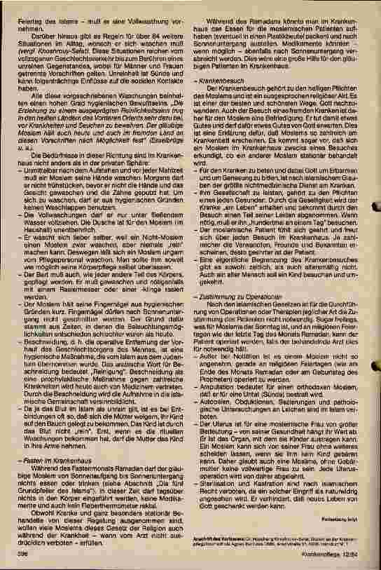 Vorschauseite 4: Islam-der Glaube, seine Gesetze und seine Auswirkungen auf das Verhalten, das Erleben und die Bedürfnisse des gläubigen Moslems im Kra. .