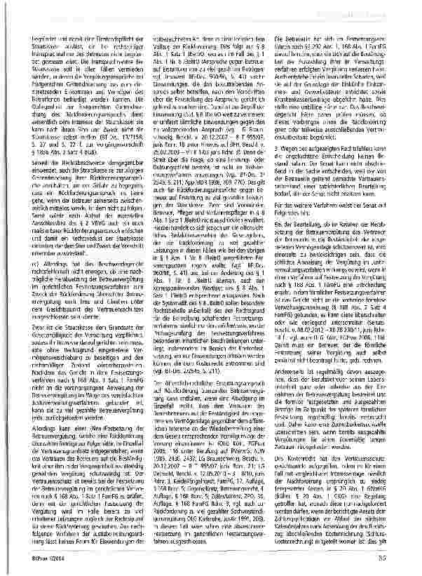Vorschauseite 3: Zum Regress der Staatskasse