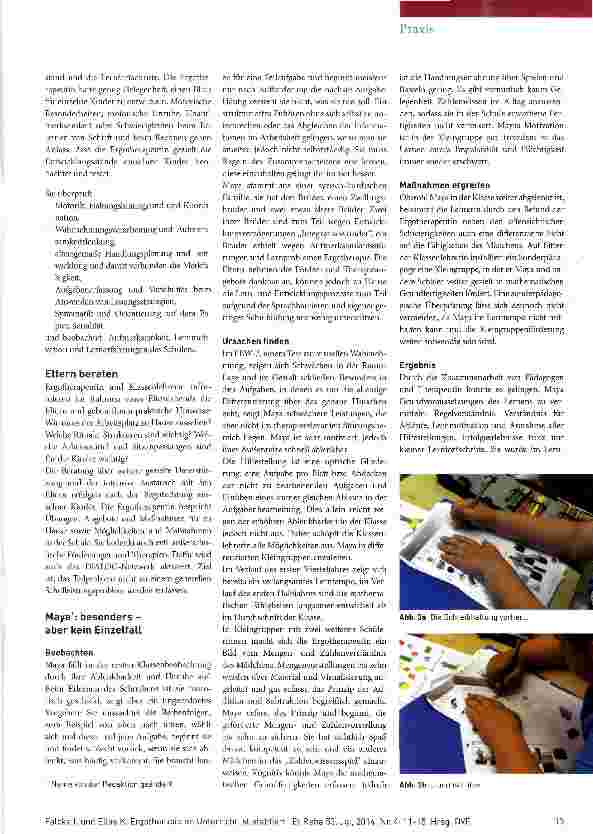 Vorschauseite 3: Ergotherapie im Unterricht ist etabliert