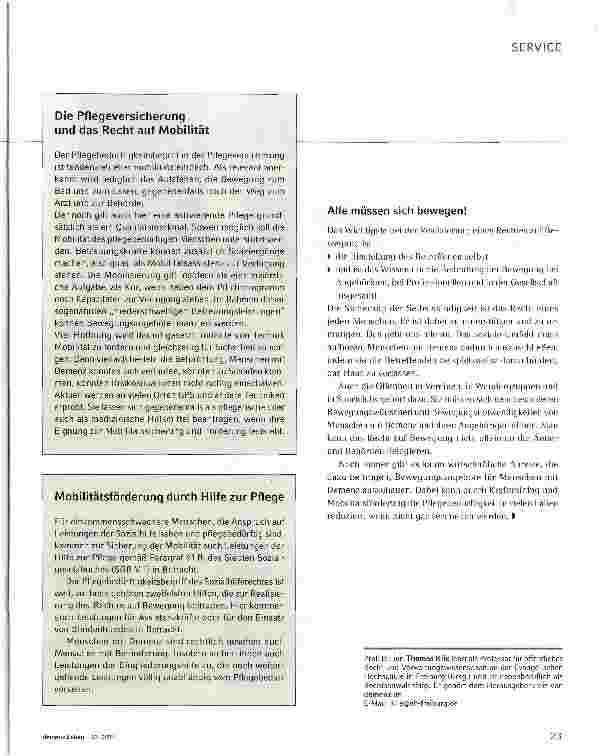 Vorschauseite 2: Bewegung - dein gutes Recht!
