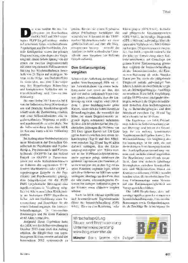 Vorschauseite 2: Ende des Stillstands