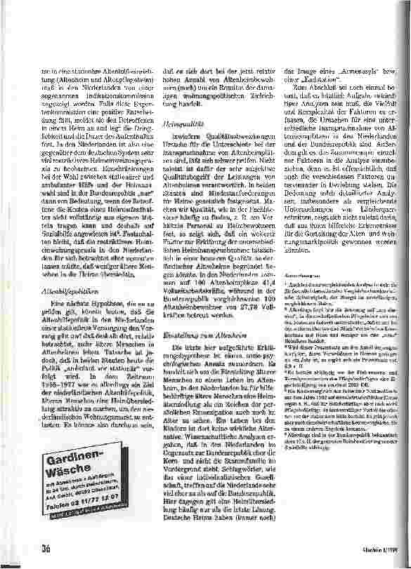 Vorschauseite 5: Wohnund Lebensformen im Alter Ein Ländervergleich zwischen den Niederlanden und Deutschland