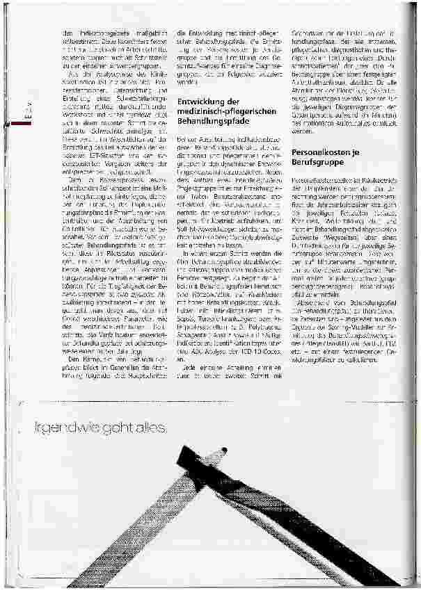 Vorschauseite 3: Prozessoptimierung in der Reha Standardisierte Behandlungsabläufe auf EDV-gestützter Basis