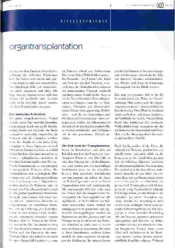 Vorschauseite 2: Psychologische Aspekte der Organtransplantation. - von der Entscheidung bis zum Leben danach