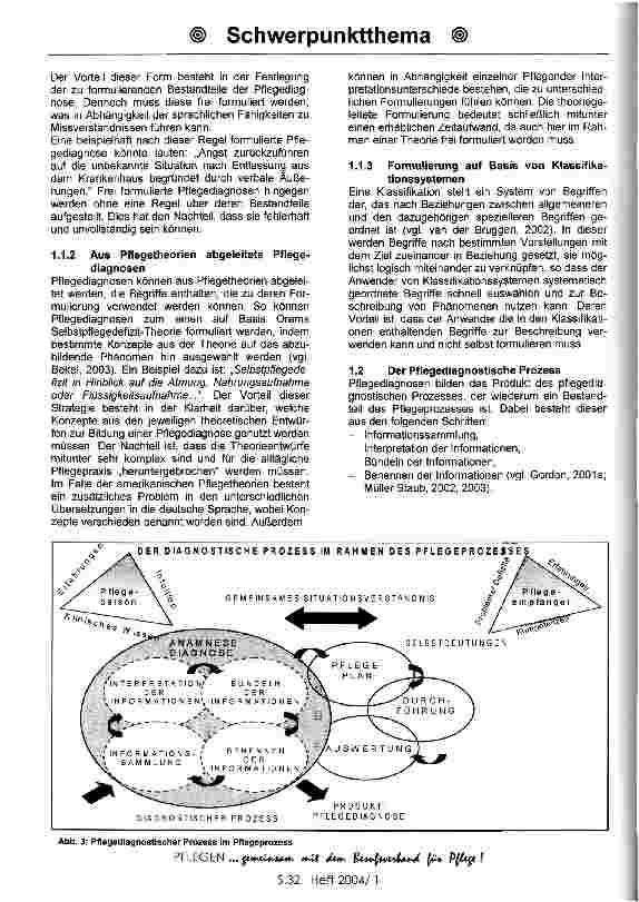 Vorschauseite 4: Pflegediagnosen - mehr als nur Worte?