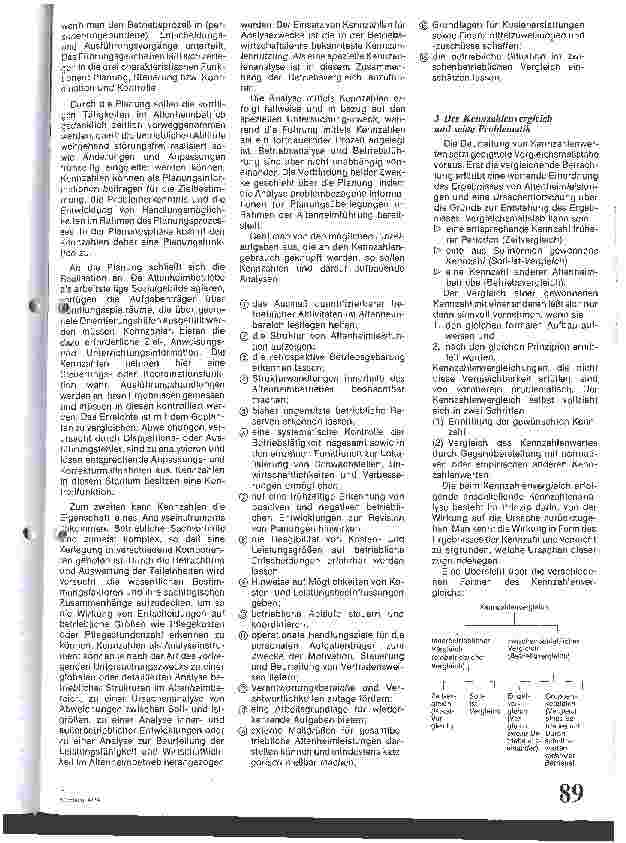 Vorschauseite 2: Betriebswirtschaftliche Kennzahlen im Altenheimbereich