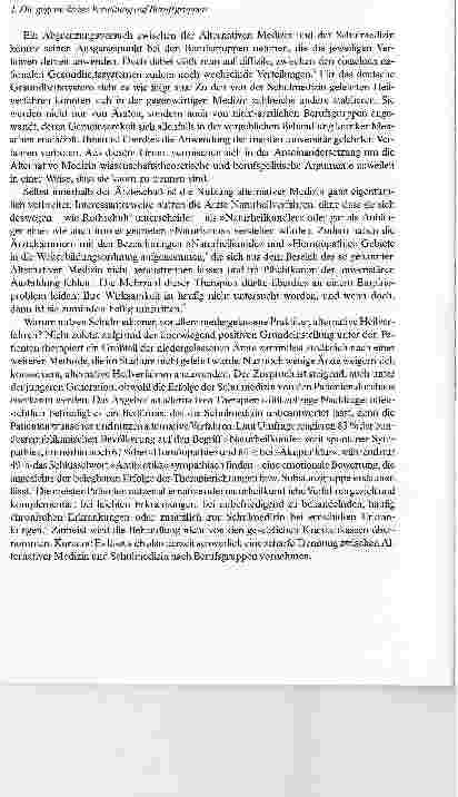 Vorschauseite 2: Was unterscheidet die so genannte Alternative Medizin von der Schulmedizin?