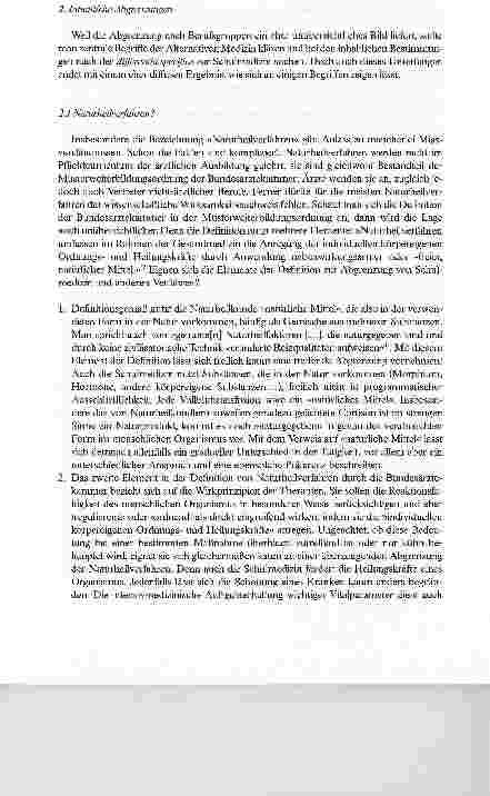 Vorschauseite 3: Was unterscheidet die so genannte Alternative Medizin von der Schulmedizin?