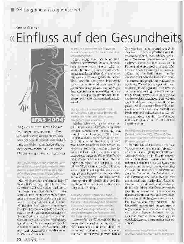 Vorschauseite 1: Einfluss auf den Gesundheitsmarkt nehmen