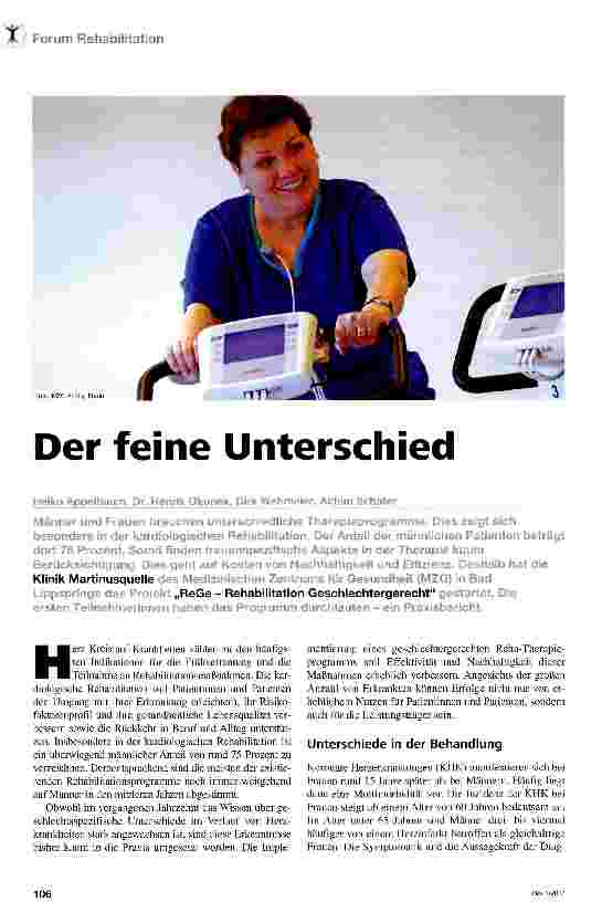 Vorschauseite 1: Der feine Unterschied