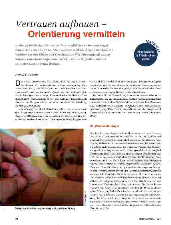 Vorschauseite 1: Vertrauen aufbauen -Orientierung vermitteln
