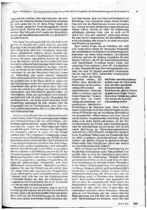 Vorschauseite 6: Die Rechtslage und Praxis bei der beruflichen Förderung von freigestellten Mitgliedern der Personalvertretungen (nach Bundesrecht) Ein Beitrag zur Problematik des § 46 Abs. 3 Satz…