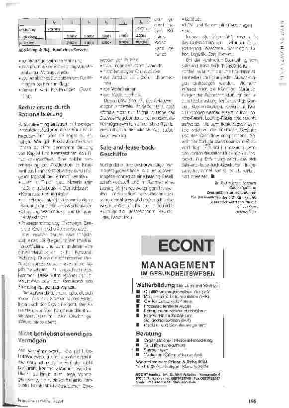 Vorschauseite 4: Aus eigener Kraft Innenfinanzierung von Krankenhausinvestitionen