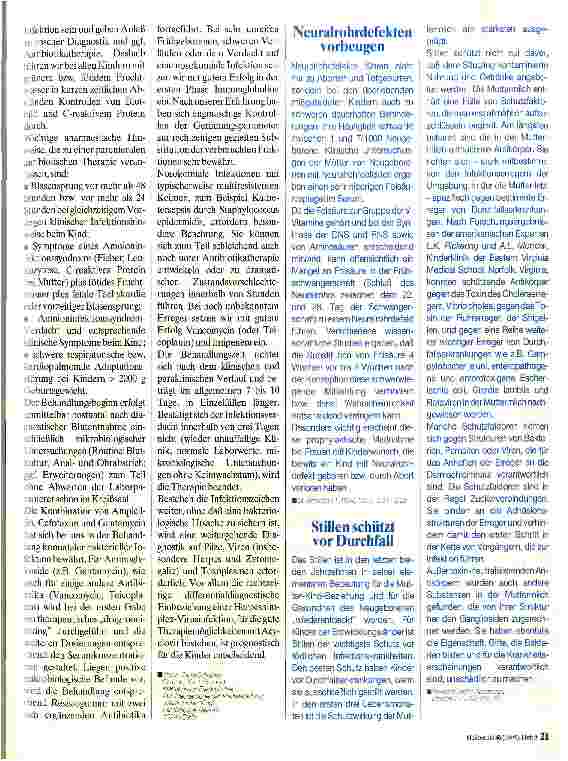 Vorschauseite 2: Bakterielle Infektionen Rechtzeitige Therapie bei Infektionen