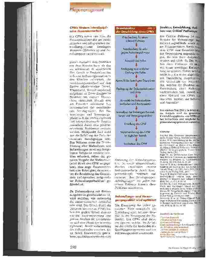 Vorschauseite 5: Clinical Pathways Teil 1