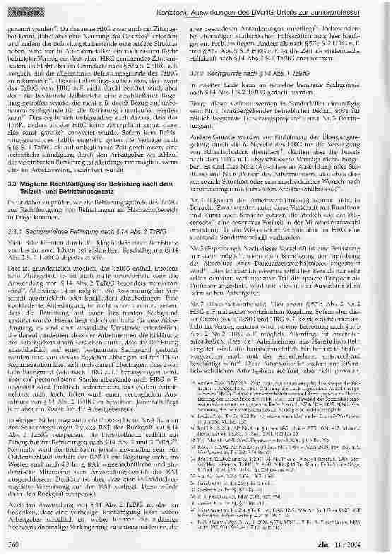 Vorschauseite 3: Auswirkungen des BVerfG-Urteils zur Juniorprofessur auf die Befristung von Arbeitsverträgen nach dem Hochschulrahmengesetz