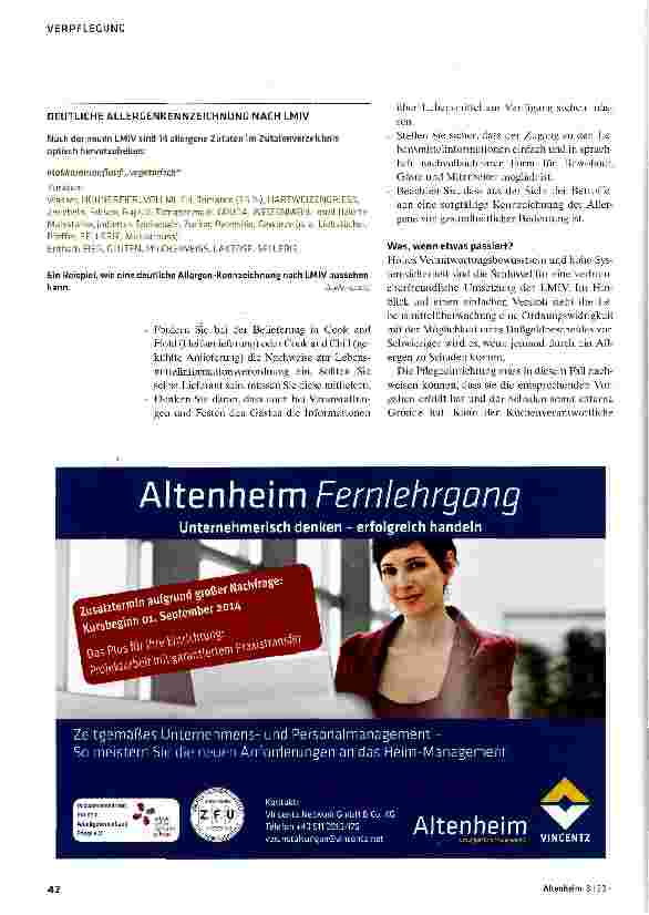 Vorschauseite 3: Allergene sind transparent zu machen