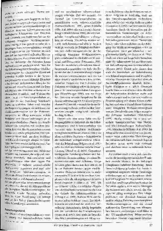 Vorschauseite 2: Entwicklung eines pflegerischen Interventionskonzepts zur alltagsnahen Förderung des Selbstmanagements von chronischkranken Patienten unter komplexem Medikamentenregime
