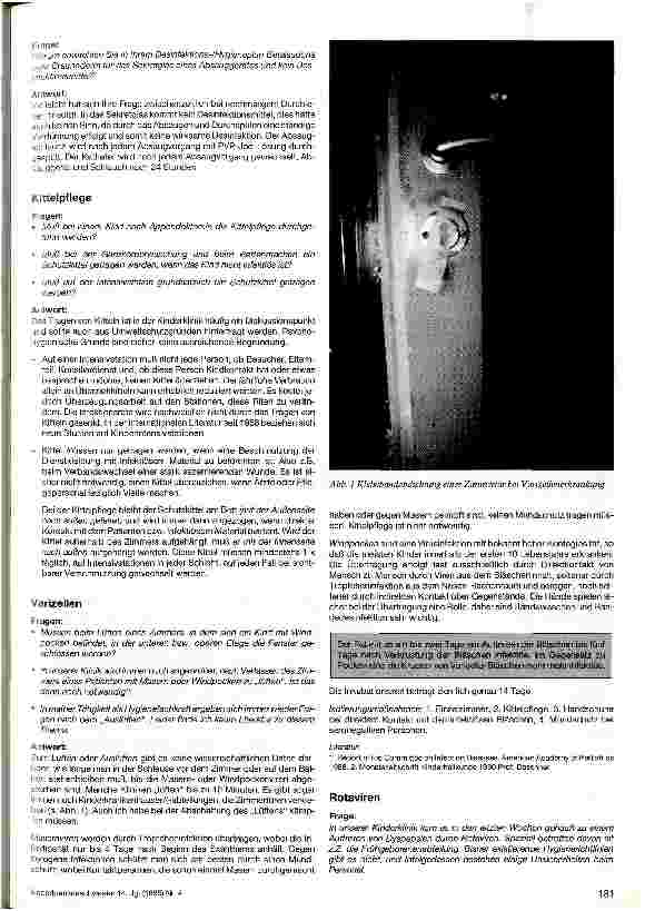 Vorschauseite 3: Hygienefragen aus der Praxis