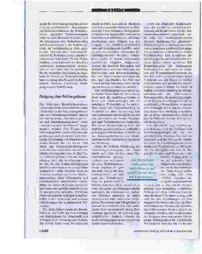 Vorschauseite 2: Medizinische FachangestellteLerninhalte werden den modernen Erfordernissen angepasst