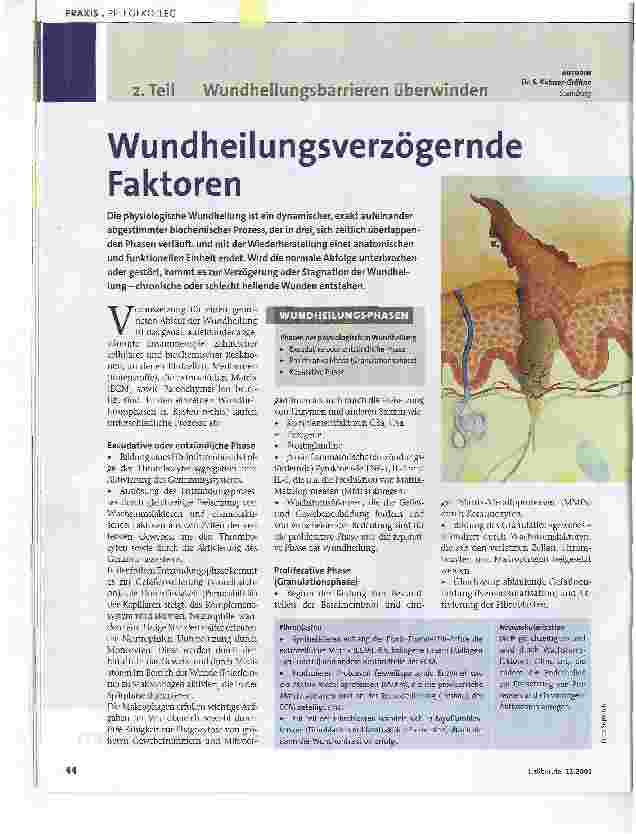 Vorschauseite 2: 2. Teil Wundheilungsbarrieren überwindenWundheilungsverzögernde Faktoren