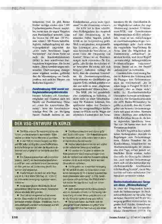 Vorschauseite 2: Ruhiges Fragen und Antworten im Gesundheitsausschuss