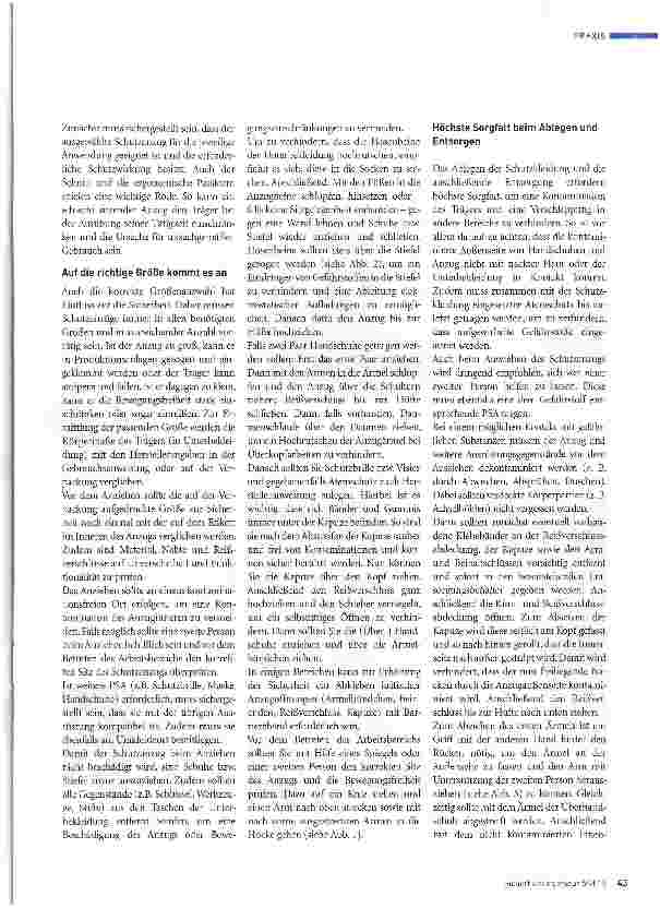 Vorschauseite 2: Richtig anund ausziehen