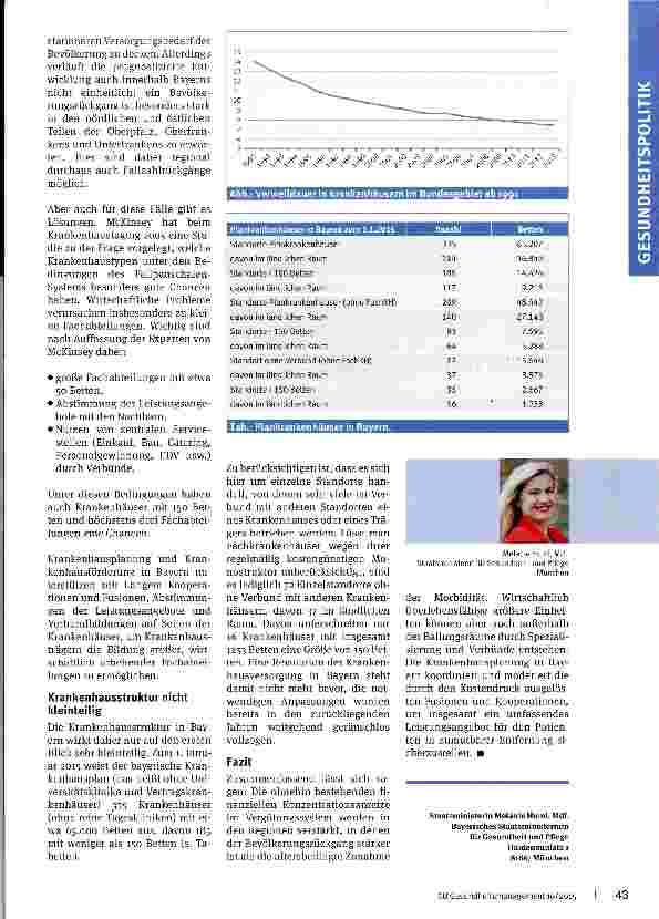 Vorschauseite 2: Wie „klein darf ein Krankenhaus sein?