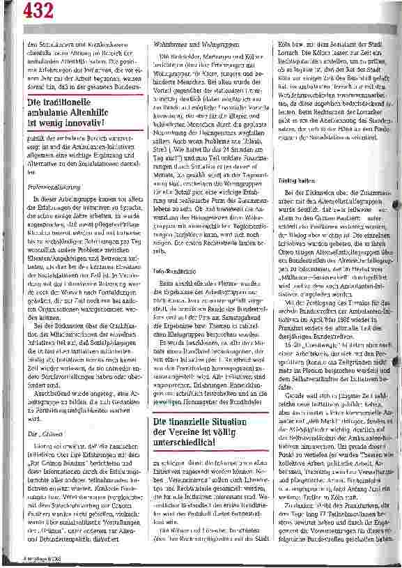 Vorschauseite 3: 5. Bundestreffen der Ambulanten-Initiativen. 19.-21. April 85 in Frankfurt