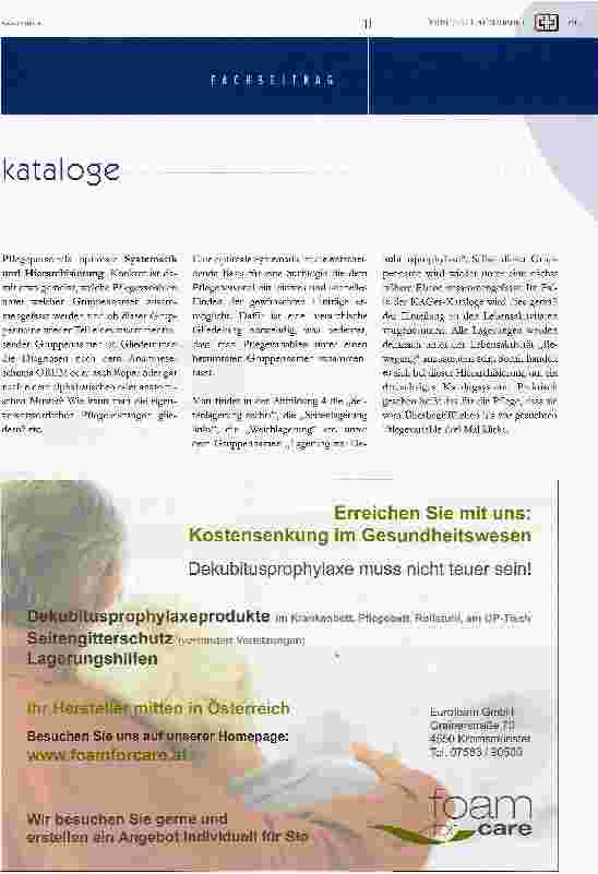 Vorschauseite 4: strategie und entwicklung von pflegedokumentationskatalogen für ein elektronisches dokumentationssystem