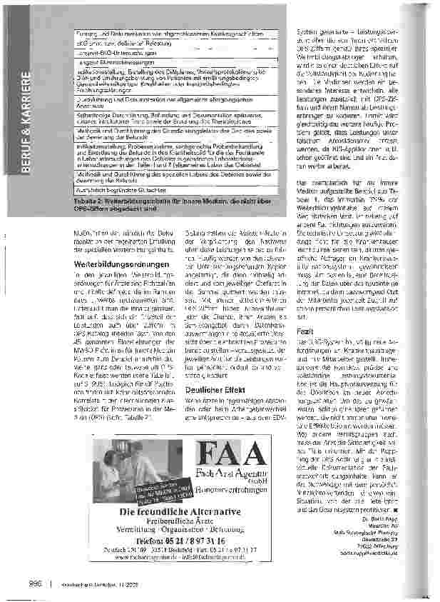 Vorschauseite 3: Aus der Not eine Tugend machenVerbesserung der DRG-Kodier qualität durch arztbezogene Leistungsdokumentation