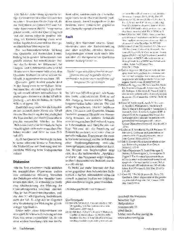 Vorschauseite 4: Sekundäre Planzeninhaltsstoffe und NF-B