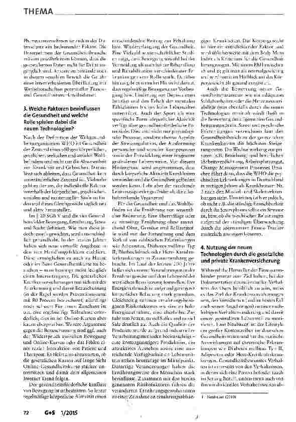 Vorschauseite 3: Verhaltensbasierte Versicherungstarife - innovative E-Health-initiative oder Ausstieg aus der Solidargemeinschaft?