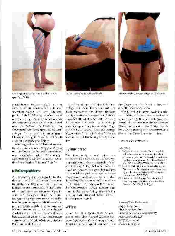 Vorschauseite 2: K-Taping Anwendungen für Frauen und Männer