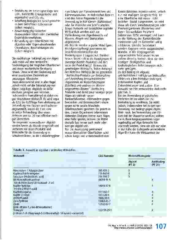 Vorschauseite 5: Algen und ihre Bedeutung für die Humanhygiene