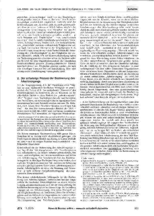 Vorschauseite 2: Die neuen Tätigkeitsmerkmale der Entgeltgruppe S 14 TVöD-V/VKA