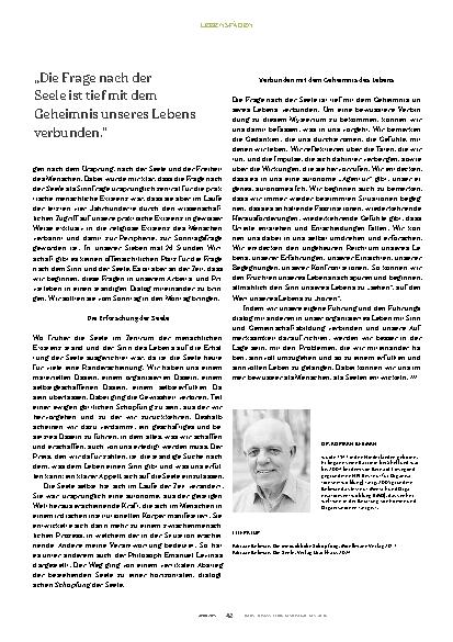 Vorschauseite 3: Auf der Suche nach Sinn und Seele