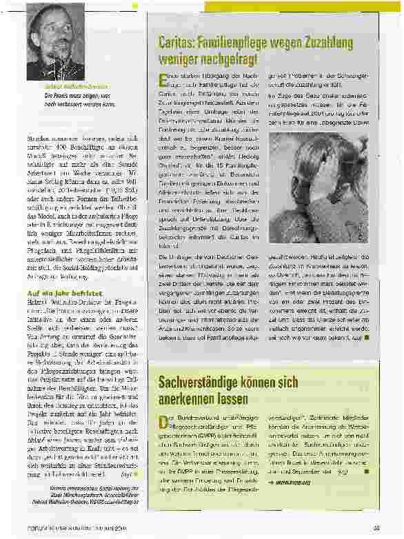 Vorschauseite 2: 1 Stunde wenigerArbeitsplatz-Initiative der Soziol-Holding in Mönchengladbach, die auf Solidarität und Tatkraft setzt