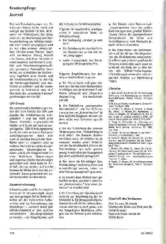 Vorschauseite 5: Die Infektionsstatistik - die ideale Form der Selbsttäuschung