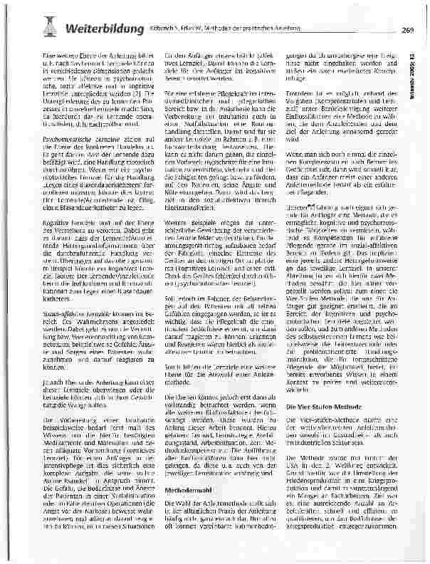 Vorschauseite 2: Methoden der praktischen Anleitung