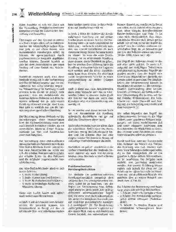 Vorschauseite 3: Methoden der praktischen Anleitung