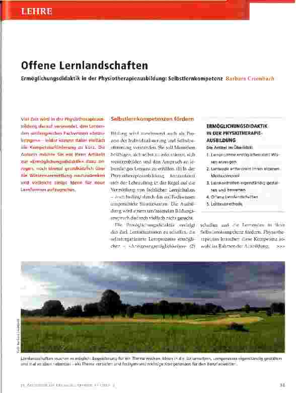 Vorschauseite 1: Offene Lernlandschaften