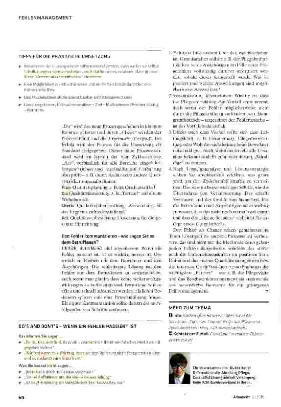 Vorschauseite 3: Mit Fehlern transparent umgehen