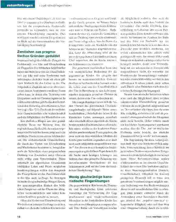 Vorschauseite 3: Die theologischen Voraussetzungen für eine Kündigung entfallen