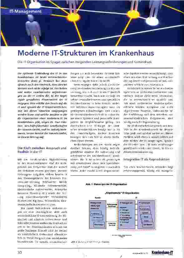Vorschauseite 1: Moderne IT-Strukturen im Krankenhaus