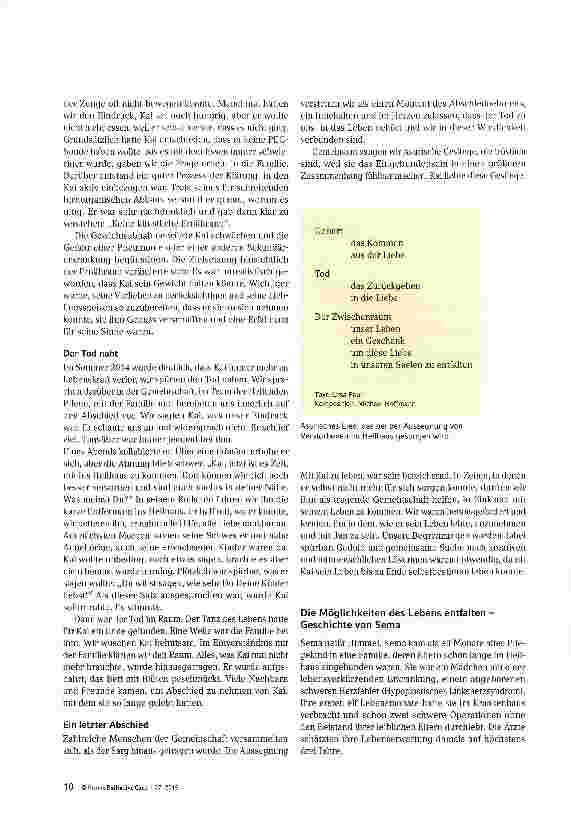 Vorschauseite 3: Begleitet sein in der Gemeinschaft