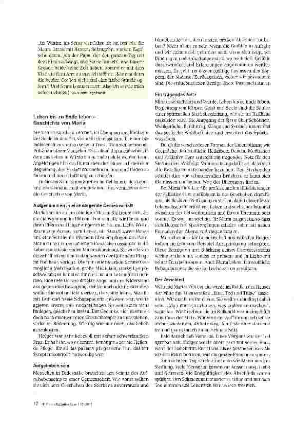 Vorschauseite 5: Begleitet sein in der Gemeinschaft
