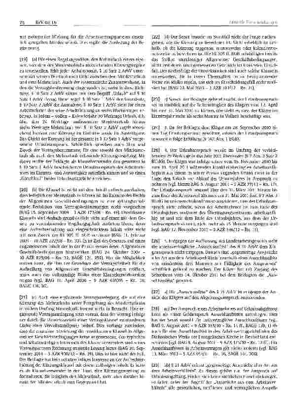 Vorschauseite 3: Urlaub; Ausschluss von Doppelansprüchen § 6