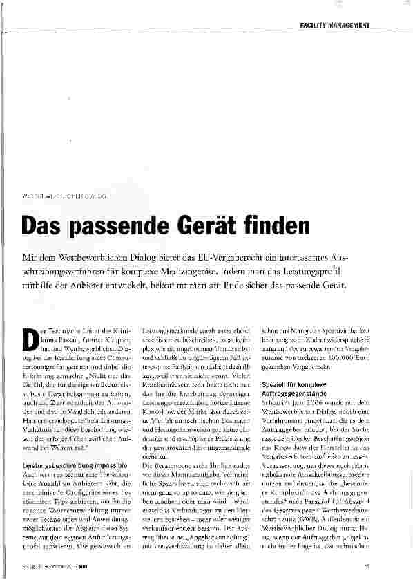 Vorschauseite 2: Das passende Gerät finden
