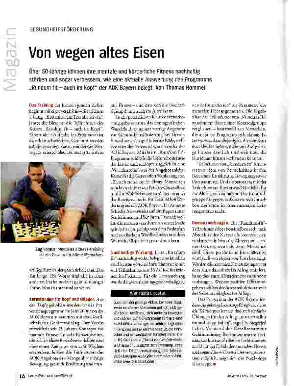 Vorschauseite 1: Von wegen altes Eisen
